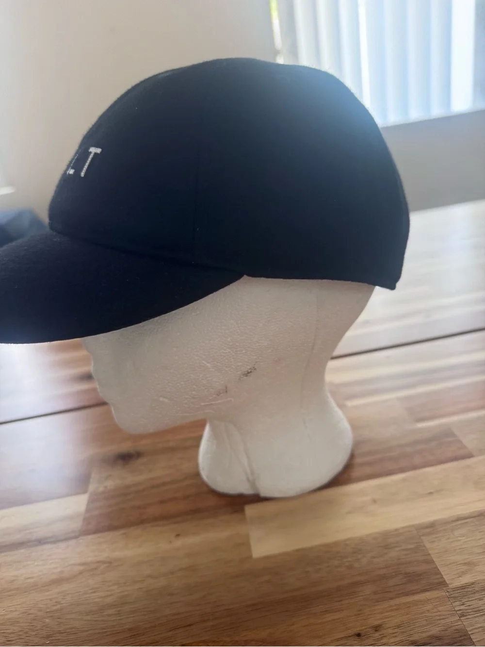 BYLT Basics Black Men's adjustable wool blend Baseball hat Cap NWOT